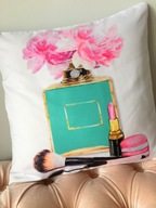 Poszewka na poduszkę ozdobna 45x45 Perfum kwiaty