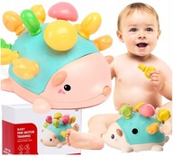 EDUKACYJNY JEŻ Z KOLCAMI MONTESSORI SORTER UKŁADANKA SENSORYCZNA DLA DZIECI