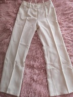 Letnie spodnie kremowe 38