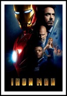 A2 PLAKAT FILMOWY KINO FILM IRON MAN, ROBERT DOWNEY JR. (2008)