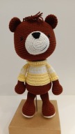 Miś szydełko maskotka pluszak zabawka handmade amigurumi ręcznie robiony