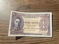 Malaje - Malezja - 1 cent - 1941
