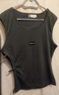 Bluzka ciemny grafit M L XL nietypowy bok