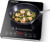 AMZCHEF pojedyncza płyta indukcyjna o ultracienkiej konstrukcji