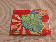 Puzzle dla dzieci Mapa polski