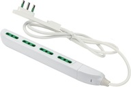 D6405 Fanton 47404 Przedłużacz 1,5 metra, 4 gniazda, wtyczka włoska