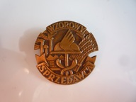 Wzorowy Sprzedawca odznaka PRL