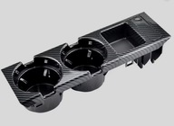 UCHWYT NA KUBKI NAPOJE CUPHOLDER MONETNIK DO BMW E46 ZESTAW KARBON