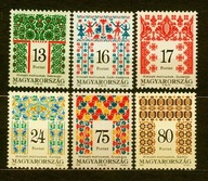 WĘGRY ** Folklor, kwiaty IV Mi 4389-94