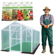 TUNEL FOLIOWY OGRODOWY SZKLARNIA 2X4 200X400 8M2 DO OGRODU IDEALNA +GRATISY