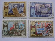 ZSRR - 40 lat znaczka radzieckiego - Mi. 2517-20 kasowany