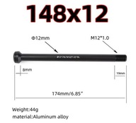 Oś tylna 148x12 Boost gwint 1.0 Cube Specialized S-works