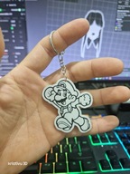 BRELOCZEK PRZYWIESZKA DRUK 3D BRELOK ZAWIESZKA DO KLUCZY mario