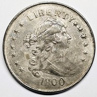 Kopia Półdolar (Half Dollar) Draped Bust z 1800 r.