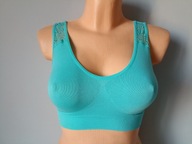 Śliczny biustonosz bardzo wygodny top Blue Apparel XL