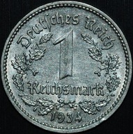 1 Marka 1934 F - Niemcy - III Rzesza - piękny egzemplarz