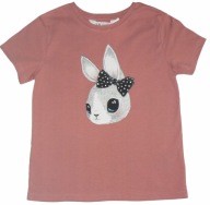 Bluzeczka króliczek r. 122/128 z H&M