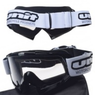 UNIT NO.18 GOGLE MOTOCYKLOWE Endiro Cross Quad MX Czarne Szyba Clear