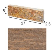 Płytka elewacyjna łupana Combet 27x8x2.6 Multi 1