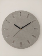 Zegar na ścianę, betonowy zegar w stylu LOFT