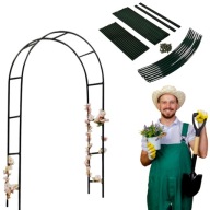 PERGOLA OGRODOWA KOLUMNOWA ŁUK NA KWIATY KWIATKI PNĄCZA ROŚLINY DO OGRODU