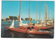Gdynia Basen Żeglarski im. Zaruskiego jachty ok.1970 Szkoła Rybołówstwa Mo.