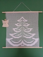 makata szydełko, ozdoba na ścianę