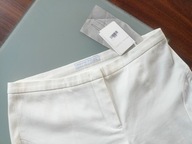 Fabiana Filippi białe cygaretki z suwakami 38 NOWE