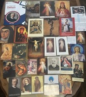 OBRAZKI ŚWIĘTE ŚWIĘCI MB PAN JEZUS BŁ. - 30 SZT