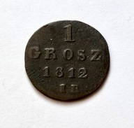 1 GROSZ 1812 , KSIĘSTWO WARSZAWSKIE