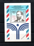 Znaczki Blok Niemcy Poczta Lotnicza Lilienthal 1991r. czysty