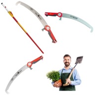PIŁA TELESKOPOWA RĘCZNA MOCNA DO GAŁĘZI OGRODU DREWNA OSTRA DŁUGA