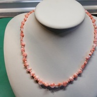 Damski naszyjnik z koralami Naturalnymi / Łosiosiowy/-42,0 cm