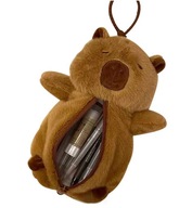 PLUSZOWY PIÓRNIK KAPIBARA DUŻA POJEMNOŚĆ TORBA NA DŁUGOPISY Z ZAMKIEM