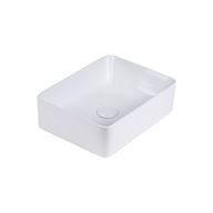 Umywalka Nablatowa prostokątna UPTREND Roma 40 cm biały