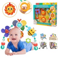 PAŁĄK ŁUK ZAWIESZKA SENSORYCZNA DO WÓZKA ŁÓŻECZKA FOTELIKA GRYZAKI 36x48 0+