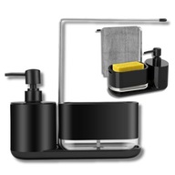ZESTAW ORGANIZER DO KUCHNI DOZOWNIK do mydła na płyn do naczyń z pompką
