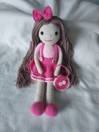 lalka maskotka - handmade szydelko