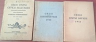 Ordo Divini Officii 1951 1950 1943 Recitandi