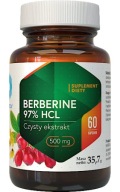 Hepatica BERBERYNA 97% HCL 500mg CZYSTY EKSTRAKT Metabolizm POZIOM CUKRU