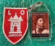 NASZYWKA TARCZA SZKOLNA PLUS BRELOK LO JAROCIN - LICEUM OGÓLNOKSZTAŁCĄCE