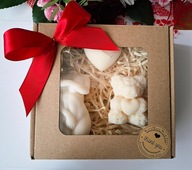 Zestaw świeczek na Walentynki, sojowe świece na Dzień Chłopaka prezent