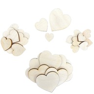 SCRAPKI MIX 125 szt SERCA SERDUSZKA SKLEJKA ZESTAW po 25szt