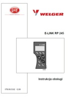 Welger E-LINK RP 245 - instrukcja obsługi sterownika PL (2009)