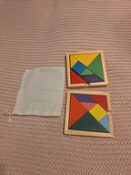 Puzzle logiczne drewniane