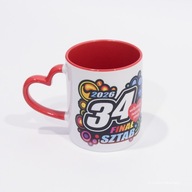 Porcelanowy kubek z sercem 34. Finał WOŚP