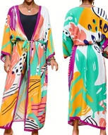 Szlafrok peniuar kimono do spania boho Domowy Strój na Wiosnę Lato Jesień