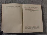 Rainer Rilke Auguste Rodin Warszawa 1923
