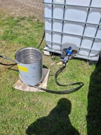 Podgrzew Piec Do Basenu Balii Nierdzewny Zestaw z Pompką