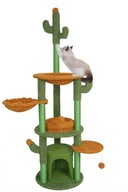 DRAPAK DLA KOTA WIEŻA LEGOWISKO DOMEK ZABAWKA KAKTUS